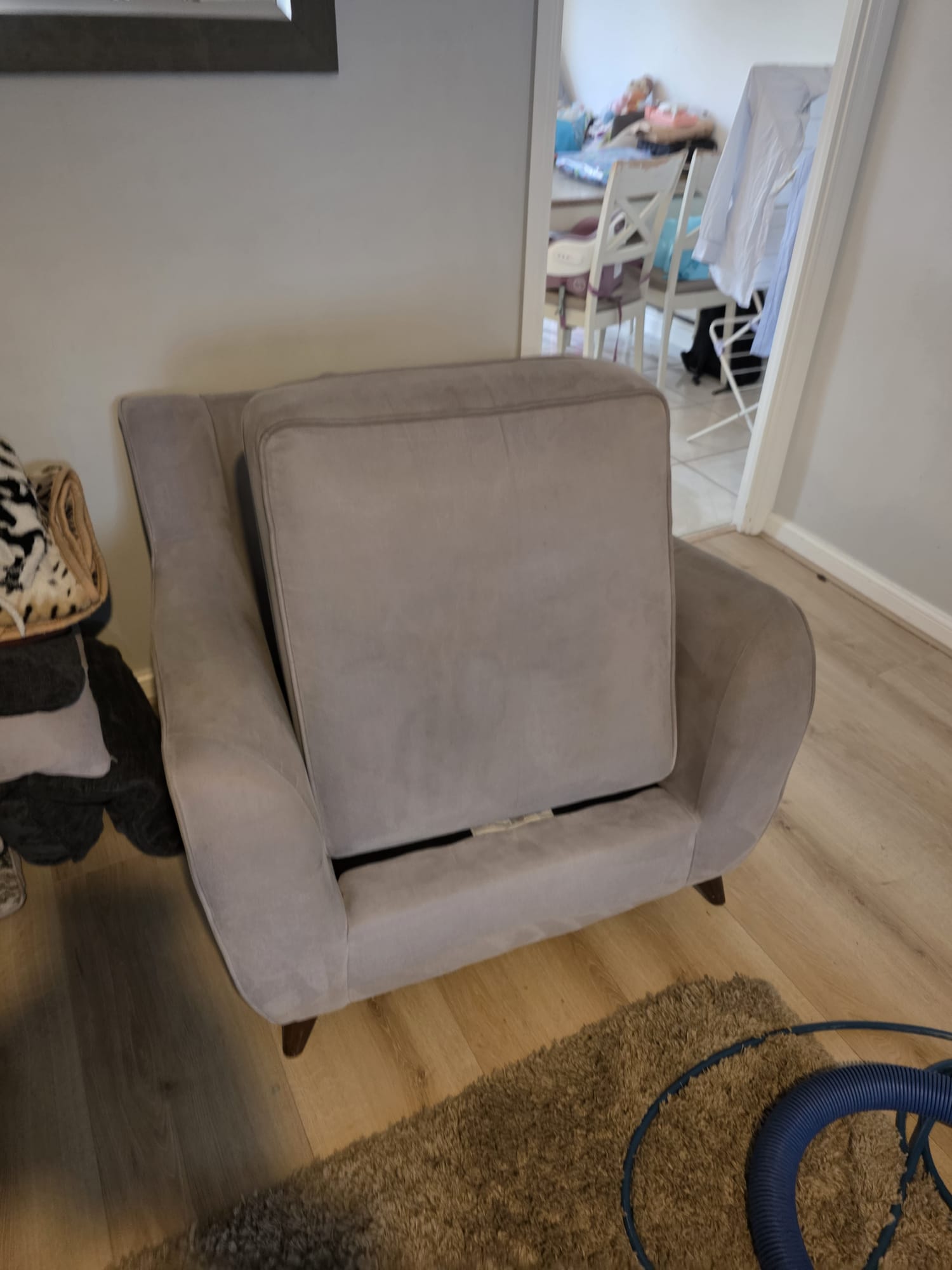 Clean armchair after professional upholstery cleaning by Kingsbrook